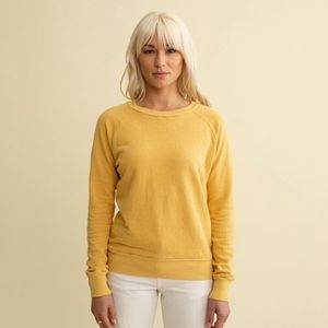 Jungmaven Alpine Raglan Sweatshirt Marigold Sz L